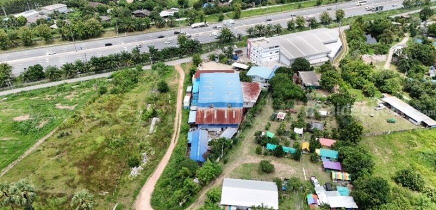 ที่ดิน + โรงงาน ถูกต้องตามกฎหมาย (มีใบอนุญาตสร้างโรงงาน) 2 ไร่ 37 ตารางวา หนองรี ชลบุรี