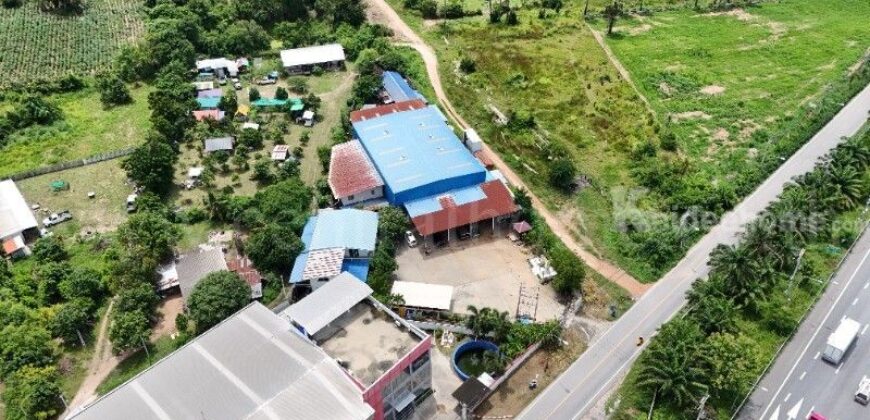 ที่ดิน + โรงงาน ถูกต้องตามกฎหมาย (มีใบอนุญาตสร้างโรงงาน) 2 ไร่ 37 ตารางวา หนองรี ชลบุรี