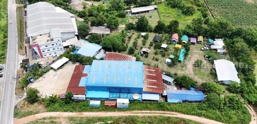 ที่ดิน + โรงงาน ถูกต้องตามกฎหมาย (มีใบอนุญาตสร้างโรงงาน) 2 ไร่ 37 ตารางวา หนองรี ชลบุรี