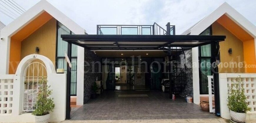 บ้านเดี่ยว ชั้นเดียว 91 ตรว. สไตล์นอร์ดิก (Nordic House Style) สวยหรู ร่มรื่น กว้างขวาง พร้อมเข้าอยู่ได้ทันที