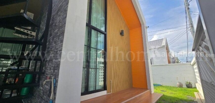 บ้านเดี่ยว ชั้นเดียว 91 ตรว. สไตล์นอร์ดิก (Nordic House Style) สวยหรู ร่มรื่น กว้างขวาง พร้อมเข้าอยู่ได้ทันที