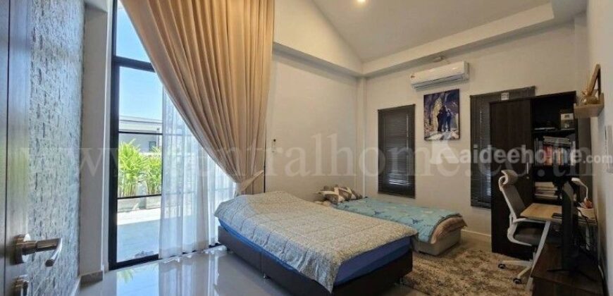 บ้านเดี่ยว ชั้นเดียว 91 ตรว. สไตล์นอร์ดิก (Nordic House Style) สวยหรู ร่มรื่น กว้างขวาง พร้อมเข้าอยู่ได้ทันที