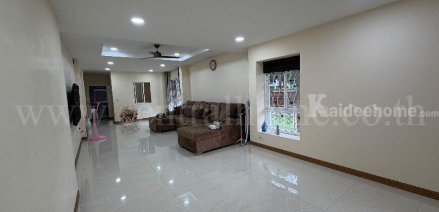 บ้านเดี่ยว 2 ชั้น โครงการเทรนดี้ธาราบางใหญ่ 110 ตรว.แปลงมุม ใหญ่สุดในโครงการ ต่อเติมแข็งแรงพร้อมอยู่บ้านสวยมาก