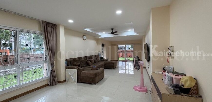 บ้านเดี่ยว 2 ชั้น โครงการเทรนดี้ธาราบางใหญ่ 110 ตรว.แปลงมุม ใหญ่สุดในโครงการ ต่อเติมแข็งแรงพร้อมอยู่บ้านสวยมาก