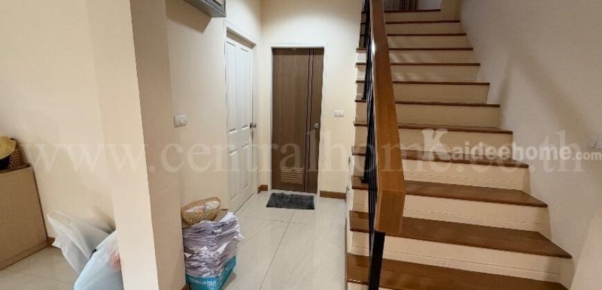 บ้านเดี่ยว 2 ชั้น โครงการเทรนดี้ธาราบางใหญ่ 110 ตรว.แปลงมุม ใหญ่สุดในโครงการ ต่อเติมแข็งแรงพร้อมอยู่บ้านสวยมาก