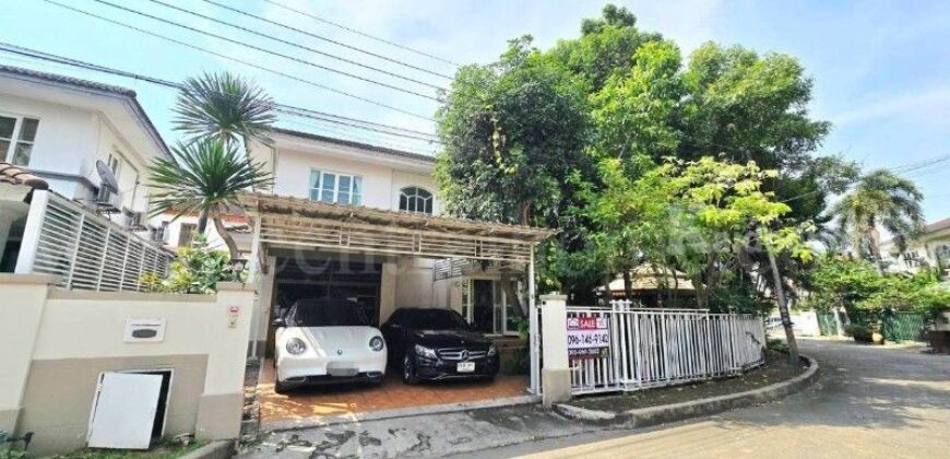 บ้านเดี่ยว หมู่บ้าน ปาริชาติ 345 ปทุมธานี ต้นโครงการ ราคาถูกสุด