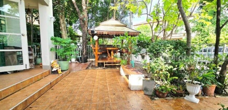 บ้านเดี่ยว หมู่บ้าน ปาริชาติ 345 ปทุมธานี ต้นโครงการ ราคาถูกสุด