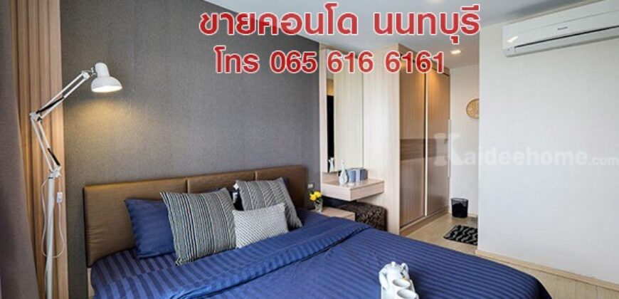 ขายคอนโด Penthouse (เพนท์เฮาส์) 115 ตรม 2 ห้องนอน สนามบินน้ำ นนทบุรี ใกล้ MRT