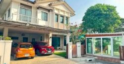 รหัสC7318 ให้เช่าบ้านเดี่ยว 2ชั้น หมู่บ้านมัณฑนา เลค วัชรพล ถนนสุขาภิบาล 5 บ้านตกแต่งพร้อมอยู่