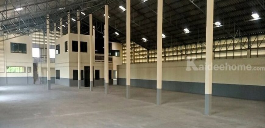 รหัสC7319 โกดังพร้อมออฟฟิศ พร้อมห้องพัก 7 ห้อง ลำลูกกาคลอง 6 ปทุมธานี ใกล้ทางด่วนและวงแหวนรอบนอก
