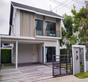 รหัสC7335 ให้เช่าบ้านเดี่ยว 2ชั้น ตกแต่งพร้อมอยู่ โครงการ Nirvana Element บางนา บางพลี สมุทรปราการ