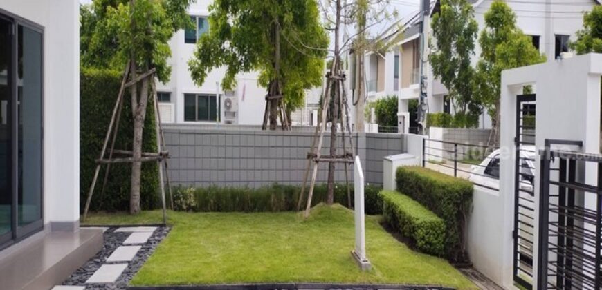 รหัสC7335 ให้เช่าบ้านเดี่ยว 2ชั้น ตกแต่งพร้อมอยู่ โครงการ Nirvana Element บางนา บางพลี สมุทรปราการ
