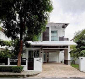 รหัสC7336 ให้เช่าบ้านเดี่ยว 2ชั้น หมู่บ้าน Blue Lagoon 1 บางนา บ้านตกแต่งพร้อมอยู่
