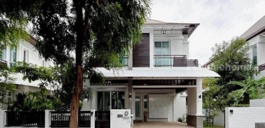 รหัสC7336 ให้เช่าบ้านเดี่ยว 2ชั้น หมู่บ้าน Blue Lagoon 1 บางนา บ้านตกแต่งพร้อมอยู่