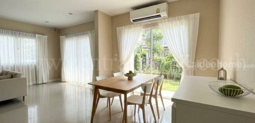 บ้านเดี่ยว ดีไลท์ แอทซีน วัชรพล-จตุโชติ ตกแต่งสวยงาม พร้อมอยู่ทันที