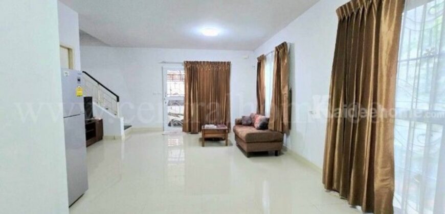 ทาวน์โฮม บ้านฟ้าปิยรมย์ นีวา เฟส 14 หลังริม พร้อมอยู่ถูกสุดในโครงการ