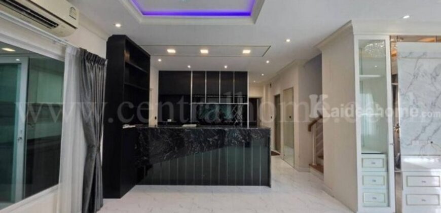 บ้านเดี่ยว 2 ชั้น 56.6 ตร.ว คาซ่า เพรสโต้ วงแหวน-ปิ่นเกล้า ทำเลดี  พร้อมอยู่ ต่อเติม ตกแต่งครบ ราคาถูกมาก