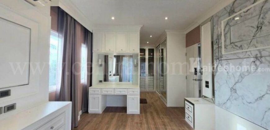 บ้านเดี่ยว 2 ชั้น 56.6 ตร.ว คาซ่า เพรสโต้ วงแหวน-ปิ่นเกล้า ทำเลดี  พร้อมอยู่ ต่อเติม ตกแต่งครบ ราคาถูกมาก