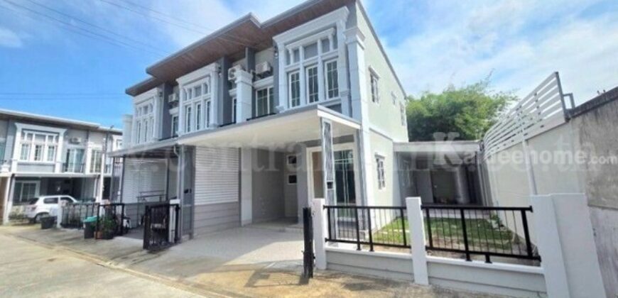 ทาวน์โฮม โกลเด้น ทาวน์ ศิริราช-ราชพฤกษ์ บ้านใหม่ หลังริม 2 จอด