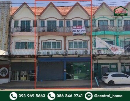 อาคารพาณิชย์ 3 ชั้น 2 คูหา รีโนเวทพร้อมอยู่ ติดถนน ซอยมังกร-ขันดี