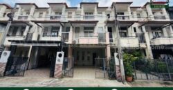 ทาวน์โฮม 3 ชั้น หมู่บ้านนารารมย์ บางกรวย ใกล้วัดชลอ