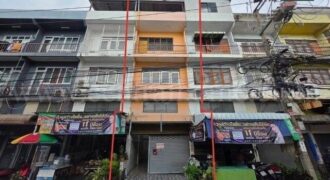 ตึกแถว 3.5 ชั้น ซอยหลังการไฟฟ้าฝ่ายผลิต พระราม 7 ทำเลค้าขาย ติดถนน