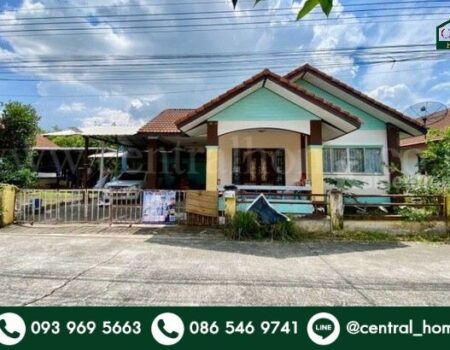 บ้านเดี่ยว เอ็นซีอาร์ (NCR) นิคมพัฒนา ระยอง เนื้อที่ 100 ตร.ว. พื้นที่กว้าง ราคาถูก