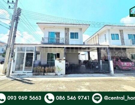 บ้านแฝด เดอะ ไนน์ รังสิต-คลอง 9 ใกล้ถนนวงแหวนรอบนอก หลังมุม เหมาะสำหรับเปิดร้าน