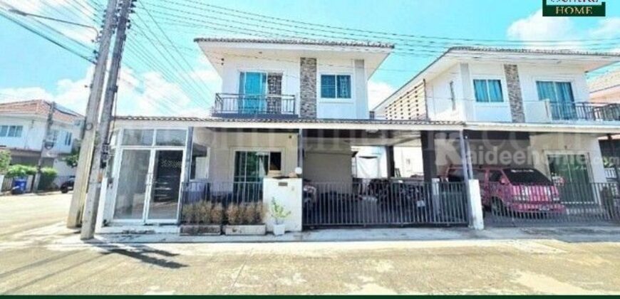 บ้านแฝด เดอะ ไนน์ รังสิต-คลอง 9 ใกล้ถนนวงแหวนรอบนอก หลังมุม เหมาะสำหรับเปิดร้าน