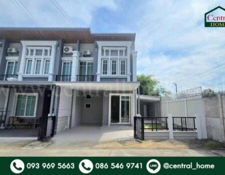 ทาวน์โฮม โกลเด้น ทาวน์ ศิริราช-ราชพฤกษ์ บ้านใหม่ หลังริม 2 จอด